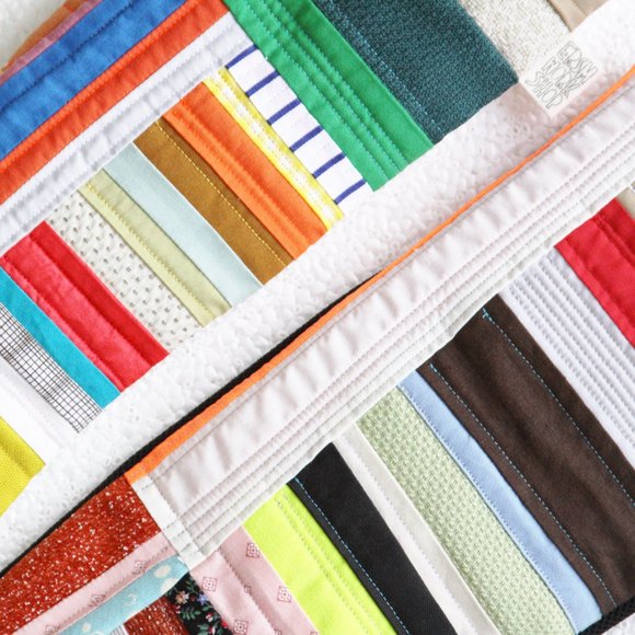 QUILTED HOLIDAY STOCKING - OOAK! (A) - Picture 5 of 10